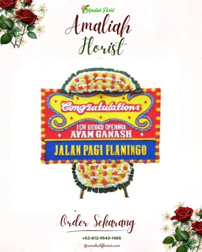 Bunga Papan Congratulation di Pakel